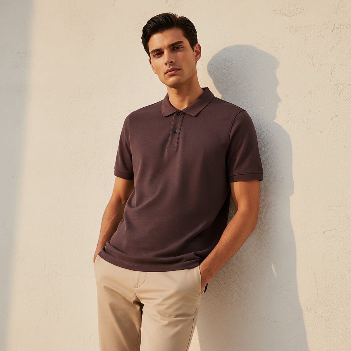 Splash Basics Textured Polo T-shirt-men-clothing-tshirtsandpolos-polos-image-1
