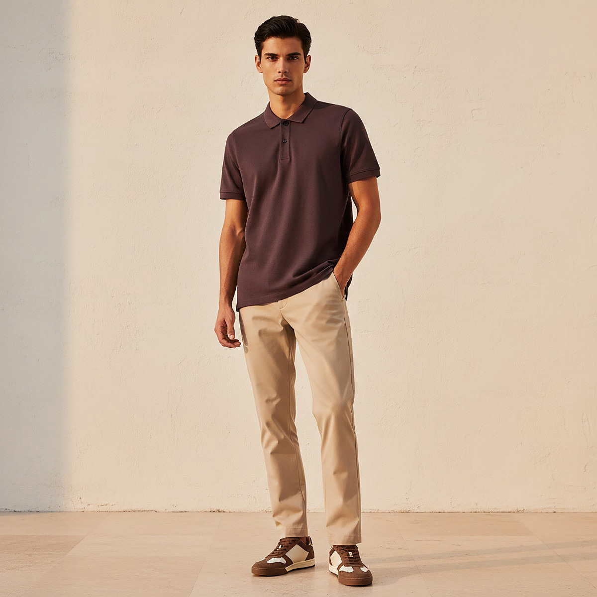 Splash Basics Textured Polo T-shirt-men-clothing-tshirtsandpolos-polos-image-3