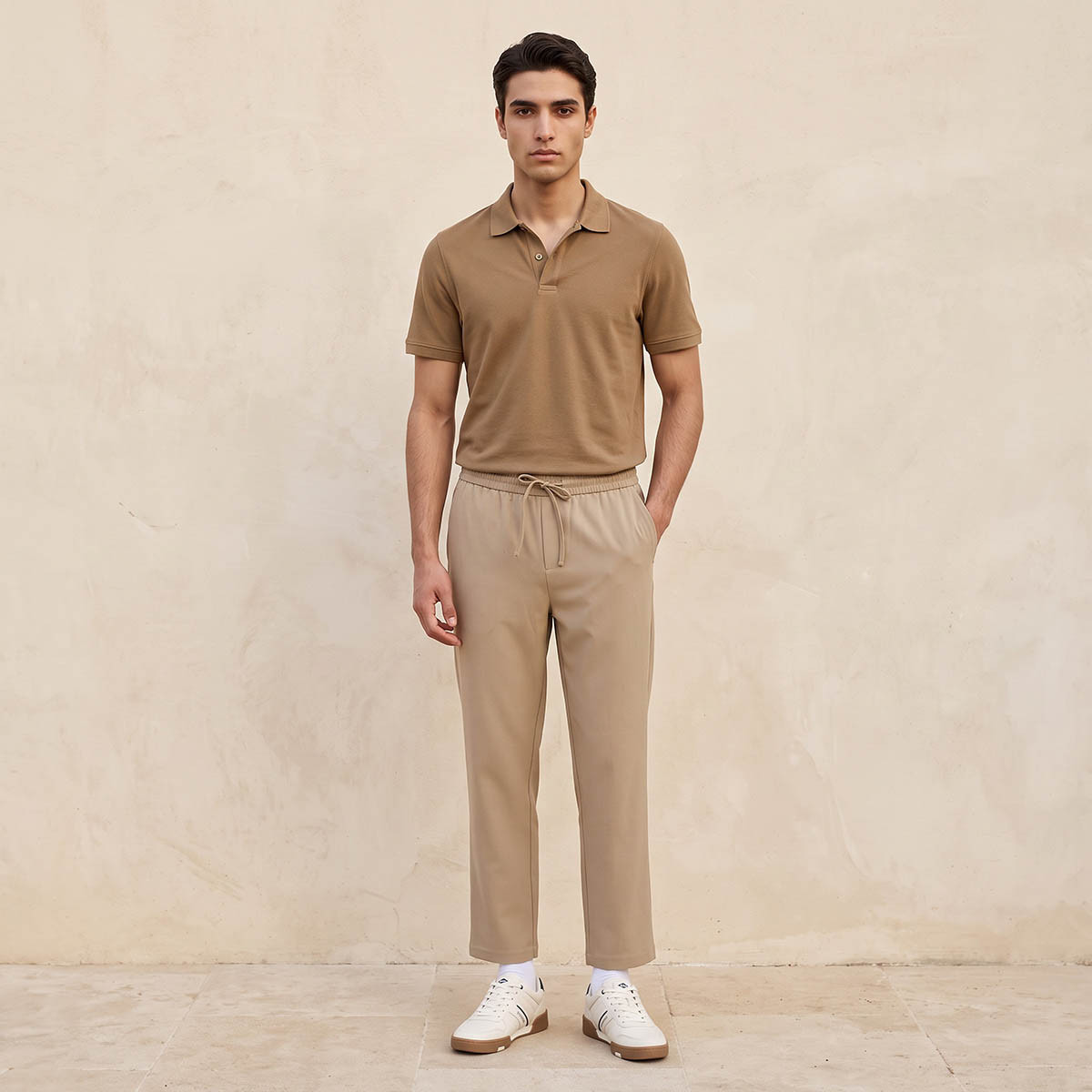Splash Basic Short Sleeves Textured Pique Polo T-shirt-men-clothing-tshirtsandpolos-polos-image-3