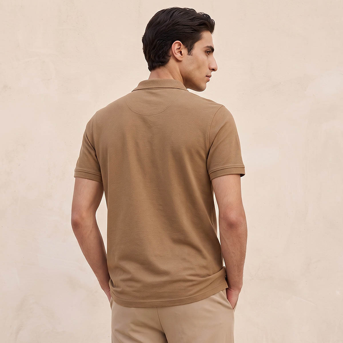Splash Basic Short Sleeves Textured Pique Polo T-shirt-men-clothing-tshirtsandpolos-polos-image-4