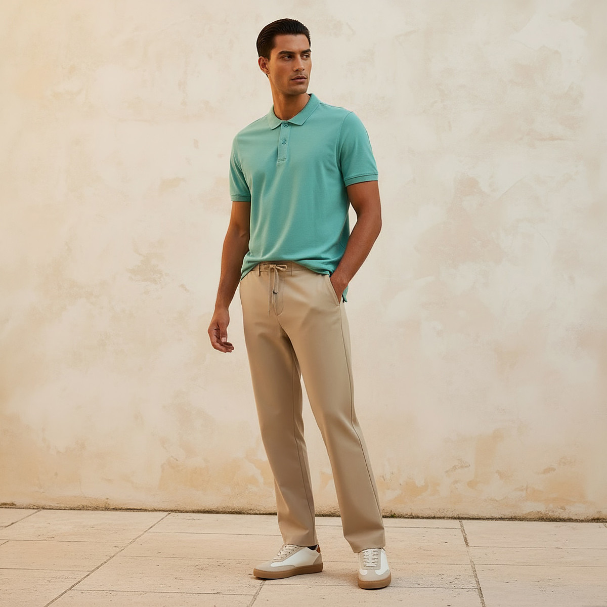 Splash Basics Textured Polo T-shirt-men-clothing-tshirtsandpolos-polos-image-3
