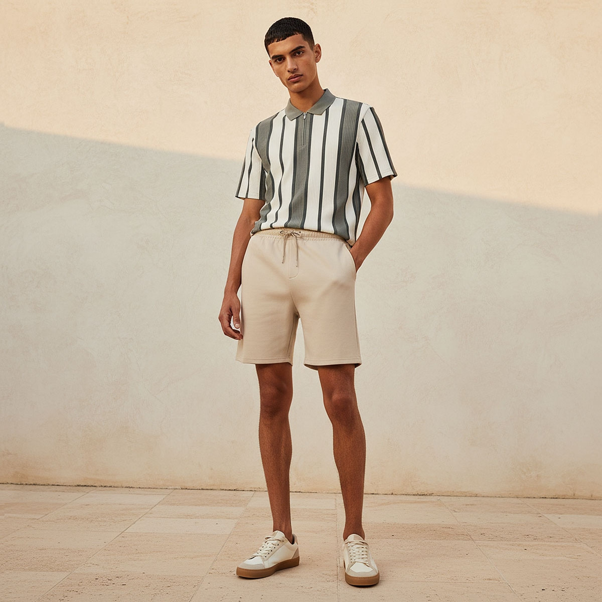 شورت سكوبا بقصة عادية من سبلاش-men-clothing-bottoms-shorts-image-3