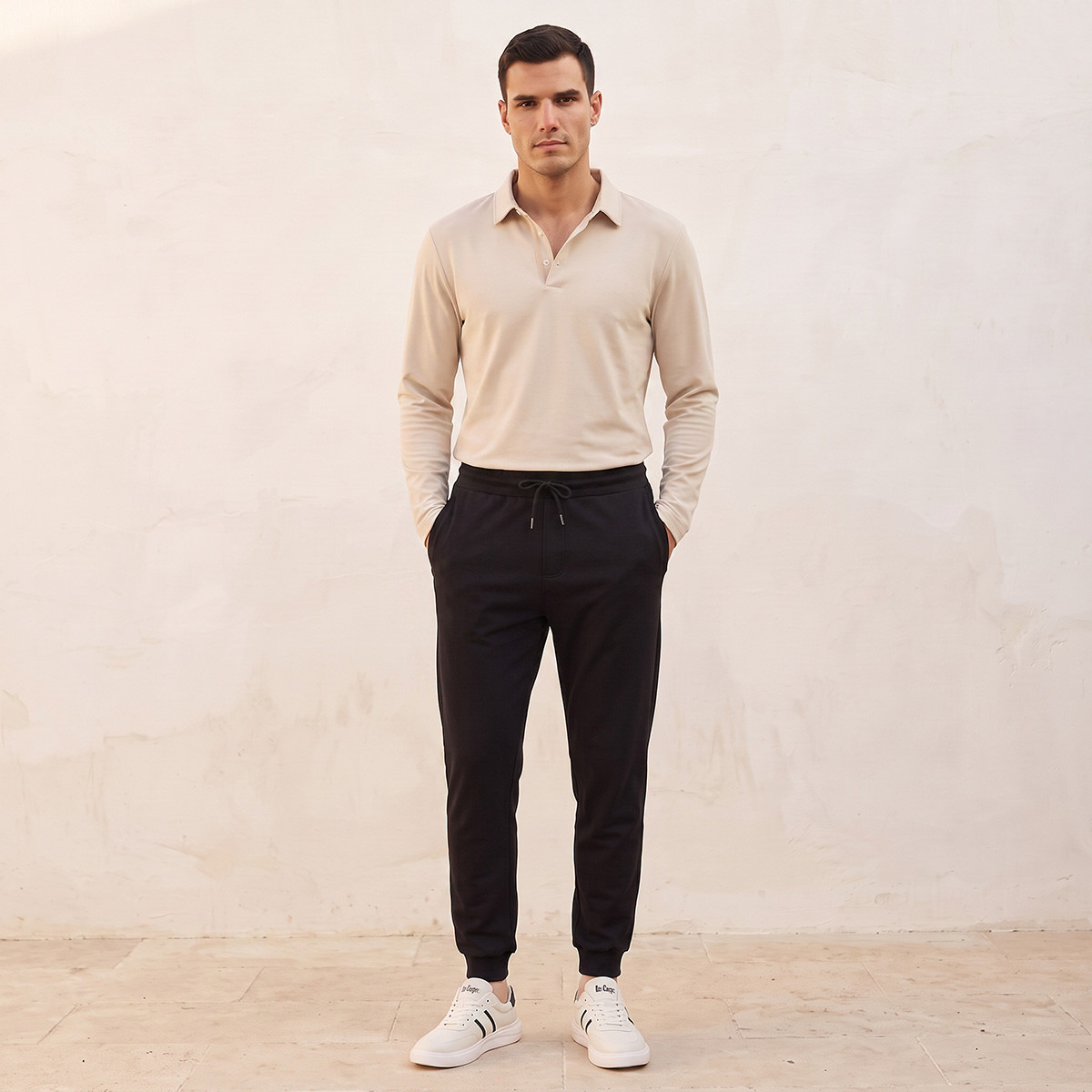 Splash Basic Regular Fit Joggers-men-clothing-bottoms-joggers-image-4
