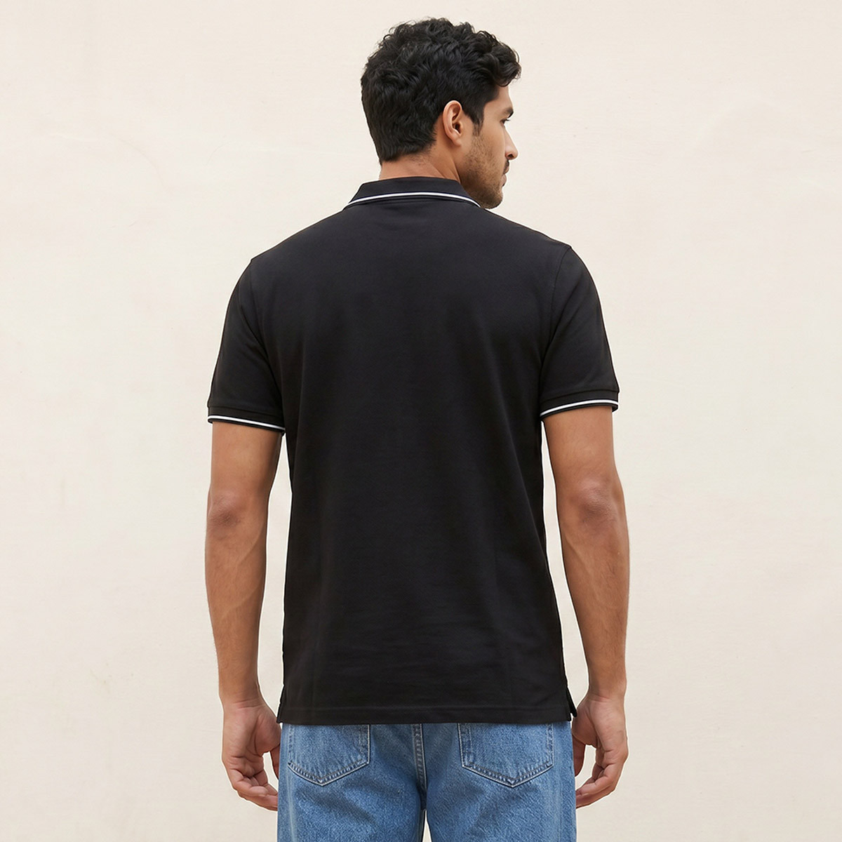 Splash Basic Short Sleeves Textured Polo T-shirt-men-clothing-tshirtsandpolos-polos-image-4