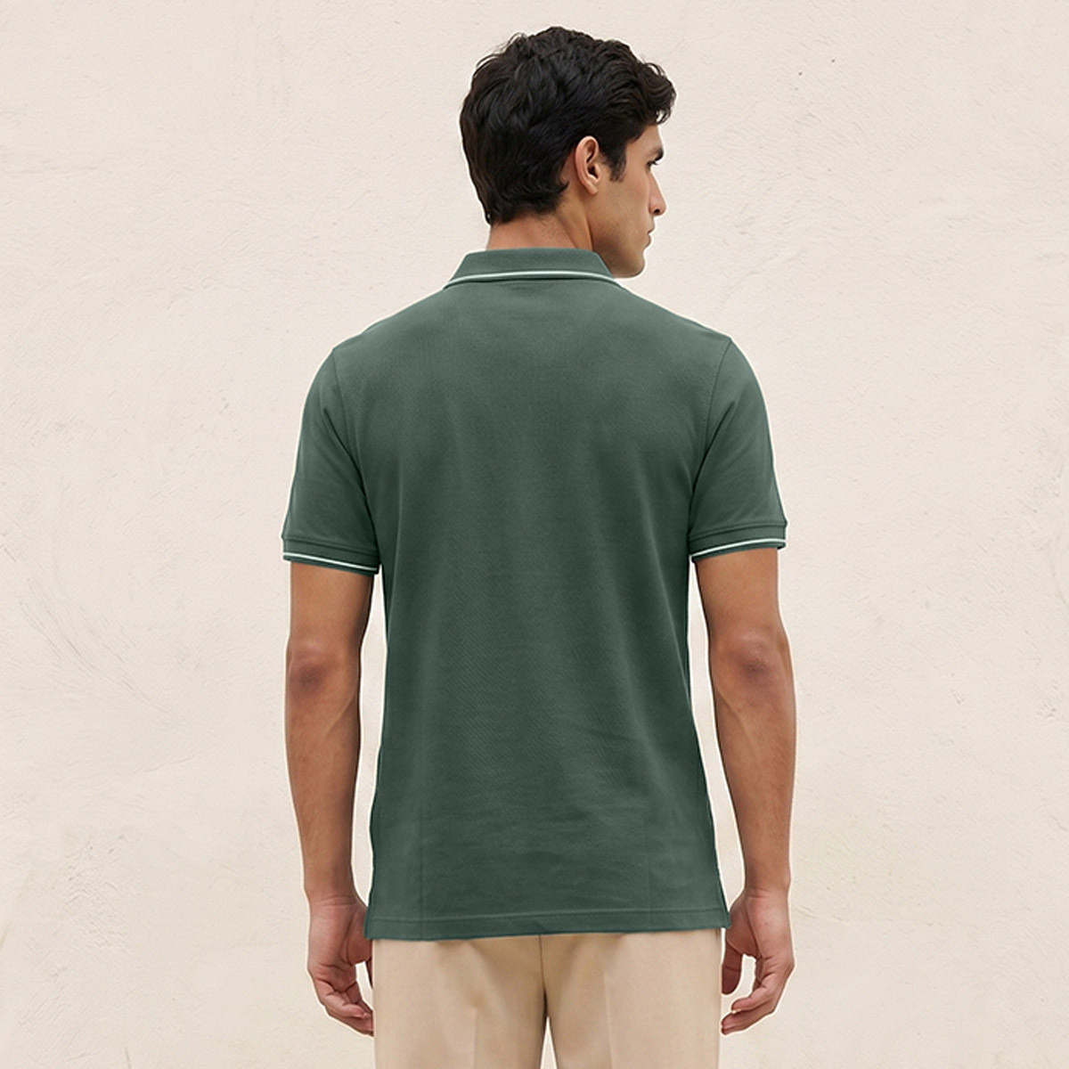 Splash Basic Short Sleeves Textured Polo T-shirt-men-clothing-tshirtsandpolos-polos-image-4
