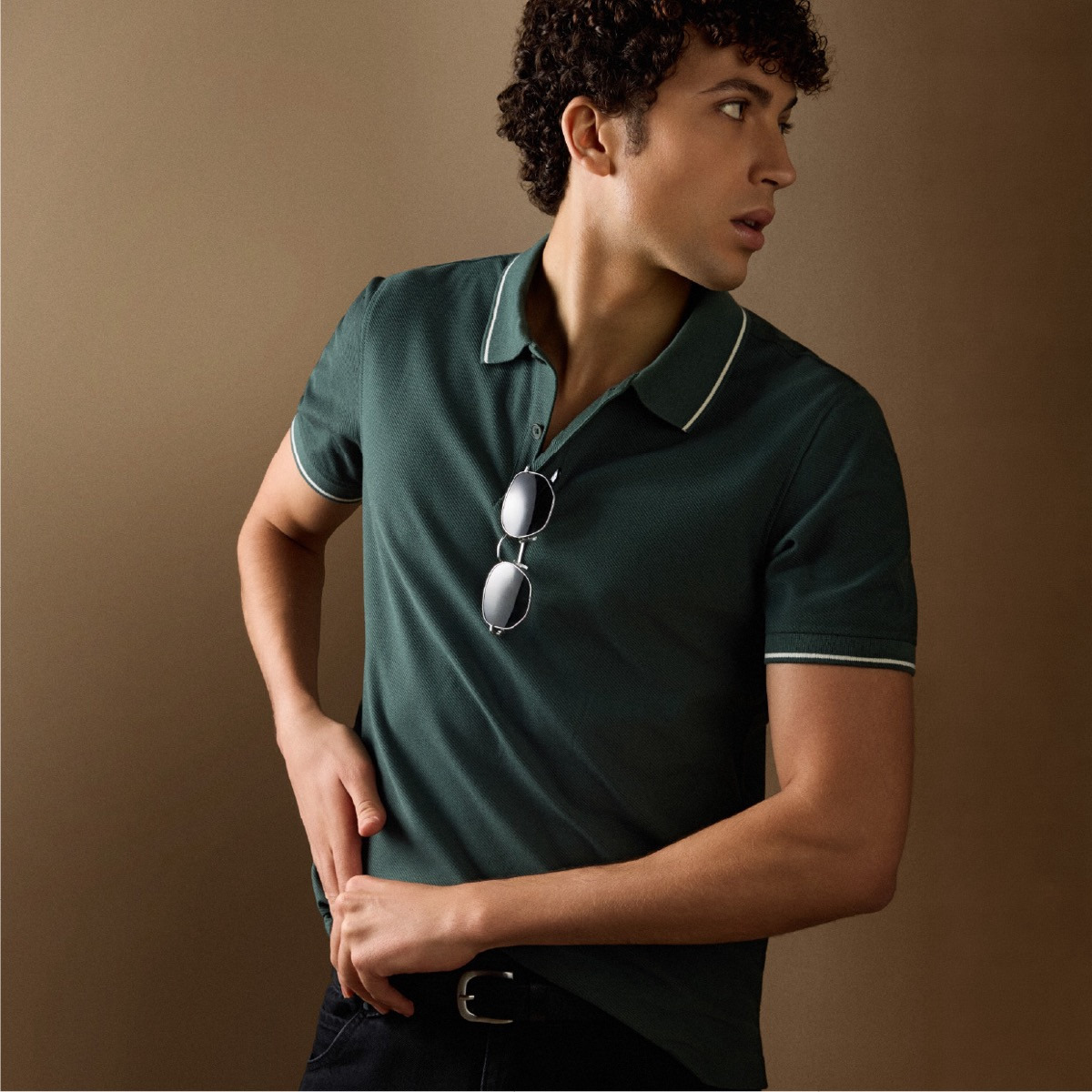 Splash Basics Textured Polo T-shirt-men-clothing-tshirtsandpolos-polos-image-1