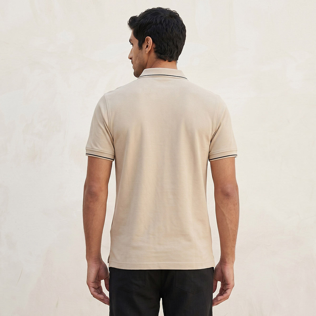 Splash Basic Short Sleeves Textured Polo T-shirt-men-clothing-tshirtsandpolos-polos-image-4