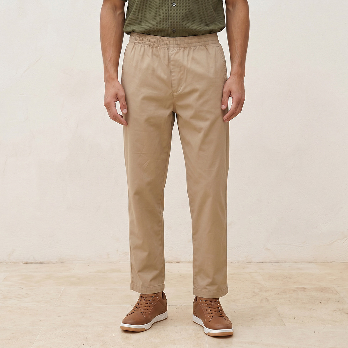 بنطلون بقصّة عادية من سبلاش بيزكس-men-clothing-bottoms-trousersandchinos-trousers-image-1