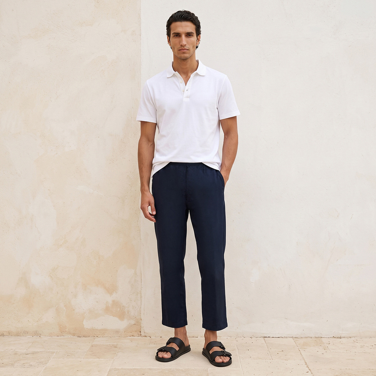 Splash Basics Regular Fit Trousers-men-clothing-bottoms-trousersandchinos-trousers-image-3