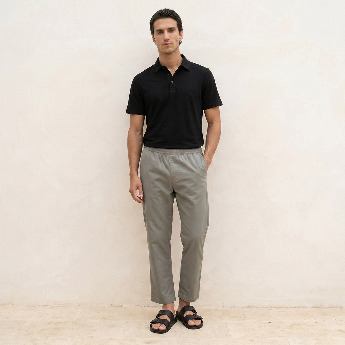 بنطلون بقصّة عادية من سبلاش بيزكس-men-clothing-bottoms-trousersandchinos-trousers-image-3