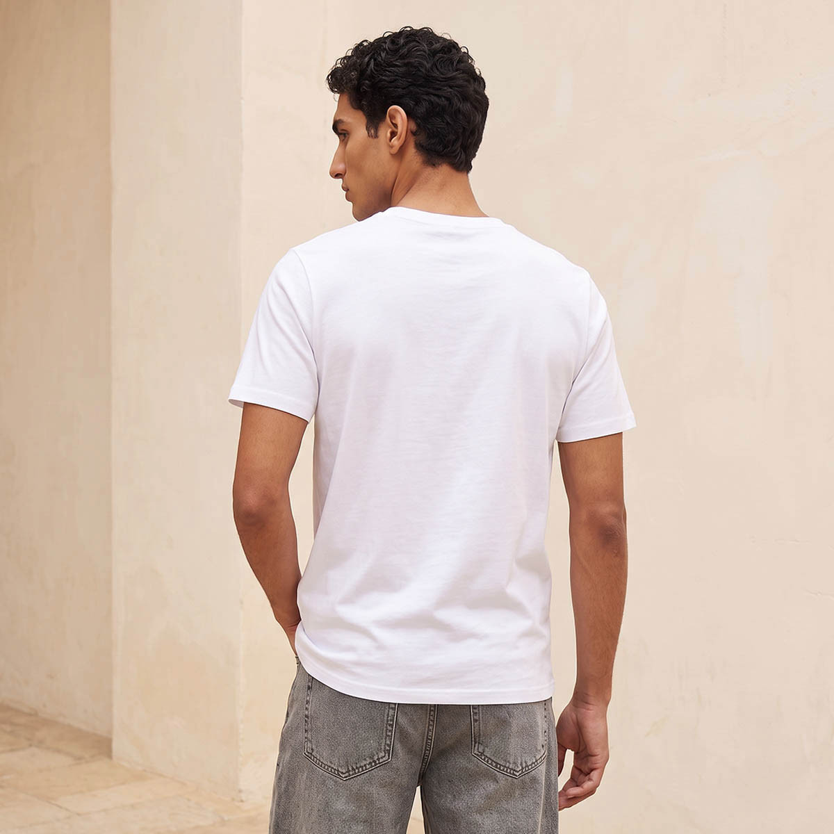 Splash Basic Slim Fit Crew Neck Short Sleeves Slogan Print T-shirt-men-clothing-tshirtsandpolos-tshirts-image-3