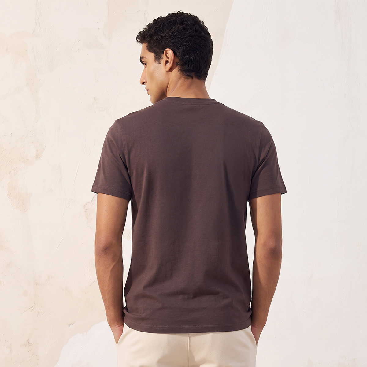 Splash Basic Slim Fit Crew Neck Short Sleeves Barcelona Print T-shirt-PROMO_SP_QA_2FOR49_110625-image-3