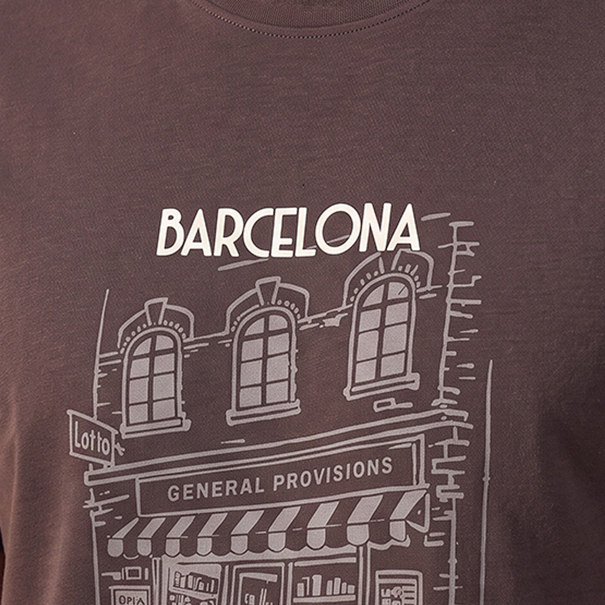 Splash Basic Slim Fit Crew Neck Short Sleeves Barcelona Print T-shirt-PROMO_SP_QA_2FOR49_110625-image-5