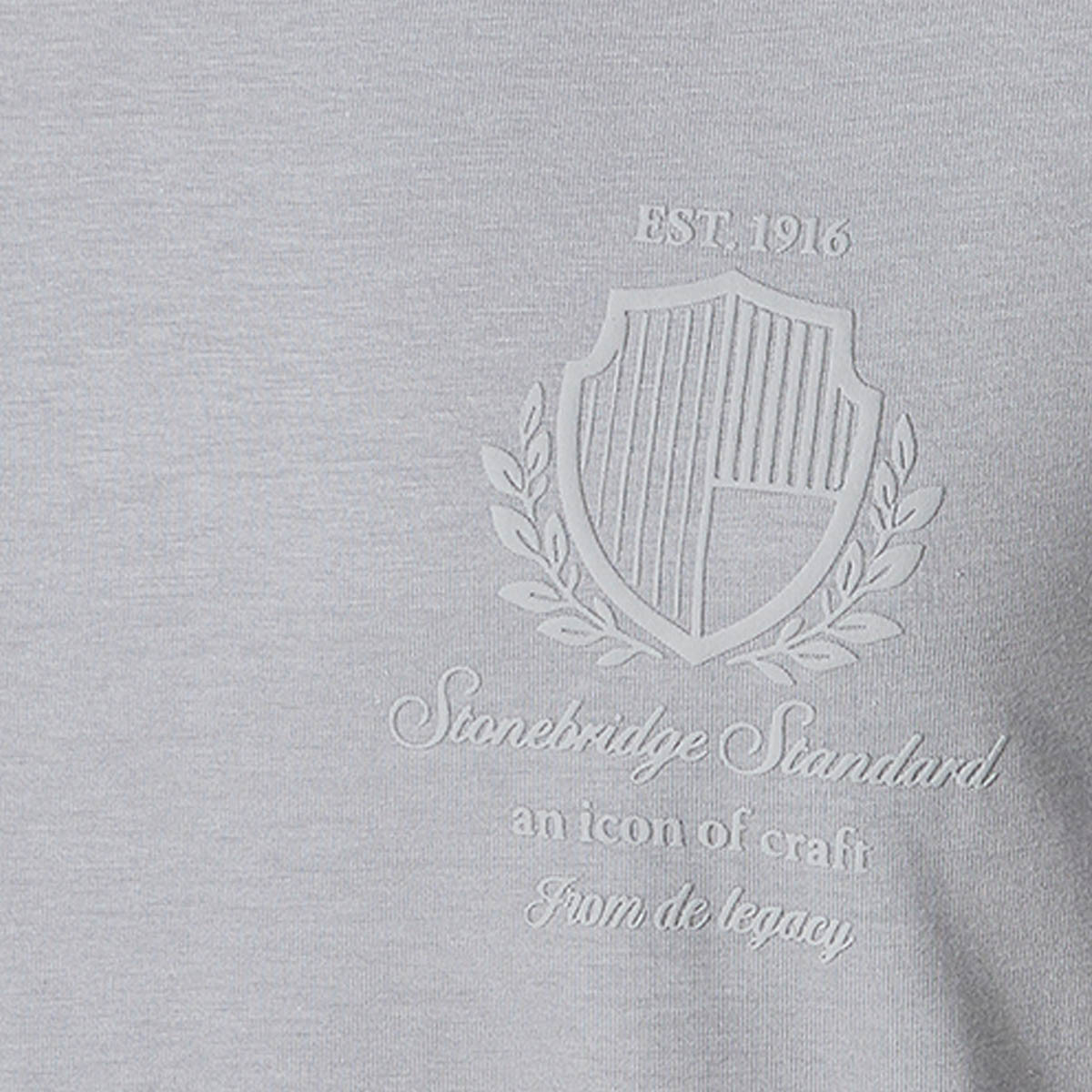 تيشيرت بقصة ضيقة وياقة ضيقة وطبعات من أساسيات سبلاش-men-clothing-tshirtsandpolos-tshirts-image-2