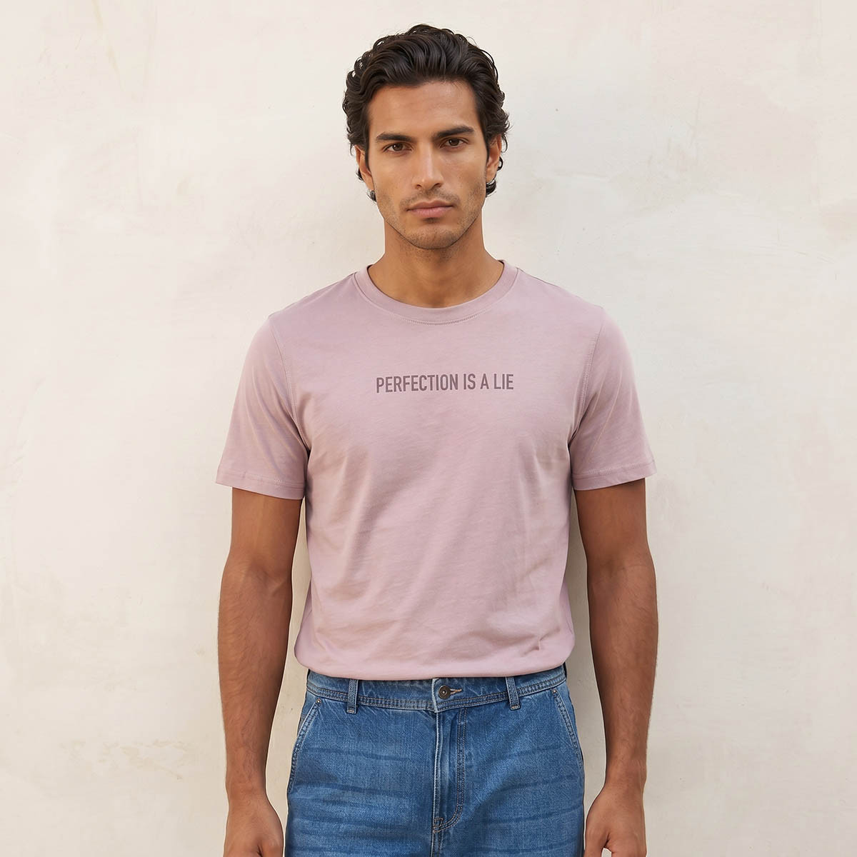 Splash Basic Slim Fit Crew Neck Slogan Print T-shirt-men-clothing-tshirtsandpolos-tshirts-image-5