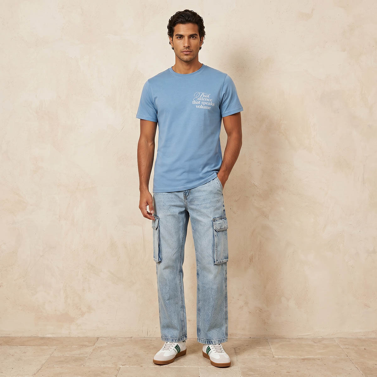 Splash Basic Slim Fit Crew Neck Slogan Print T-shirt-men-clothing-tshirtsandpolos-tshirts-image-3