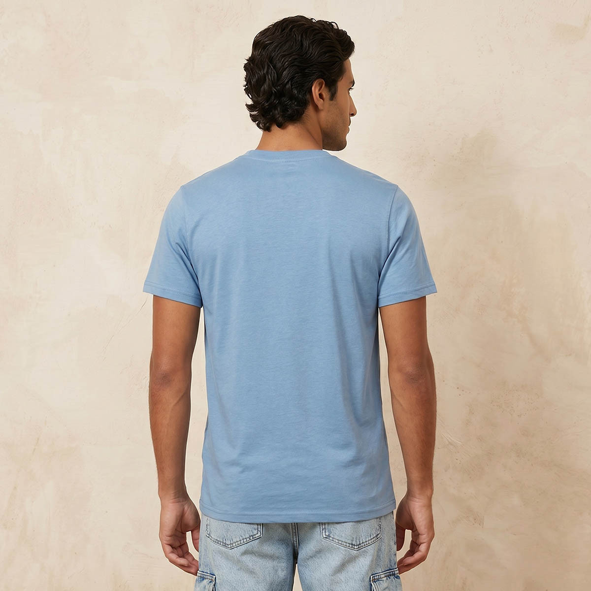 Splash Basic Slim Fit Crew Neck Slogan Print T-shirt-men-clothing-tshirtsandpolos-tshirts-image-4