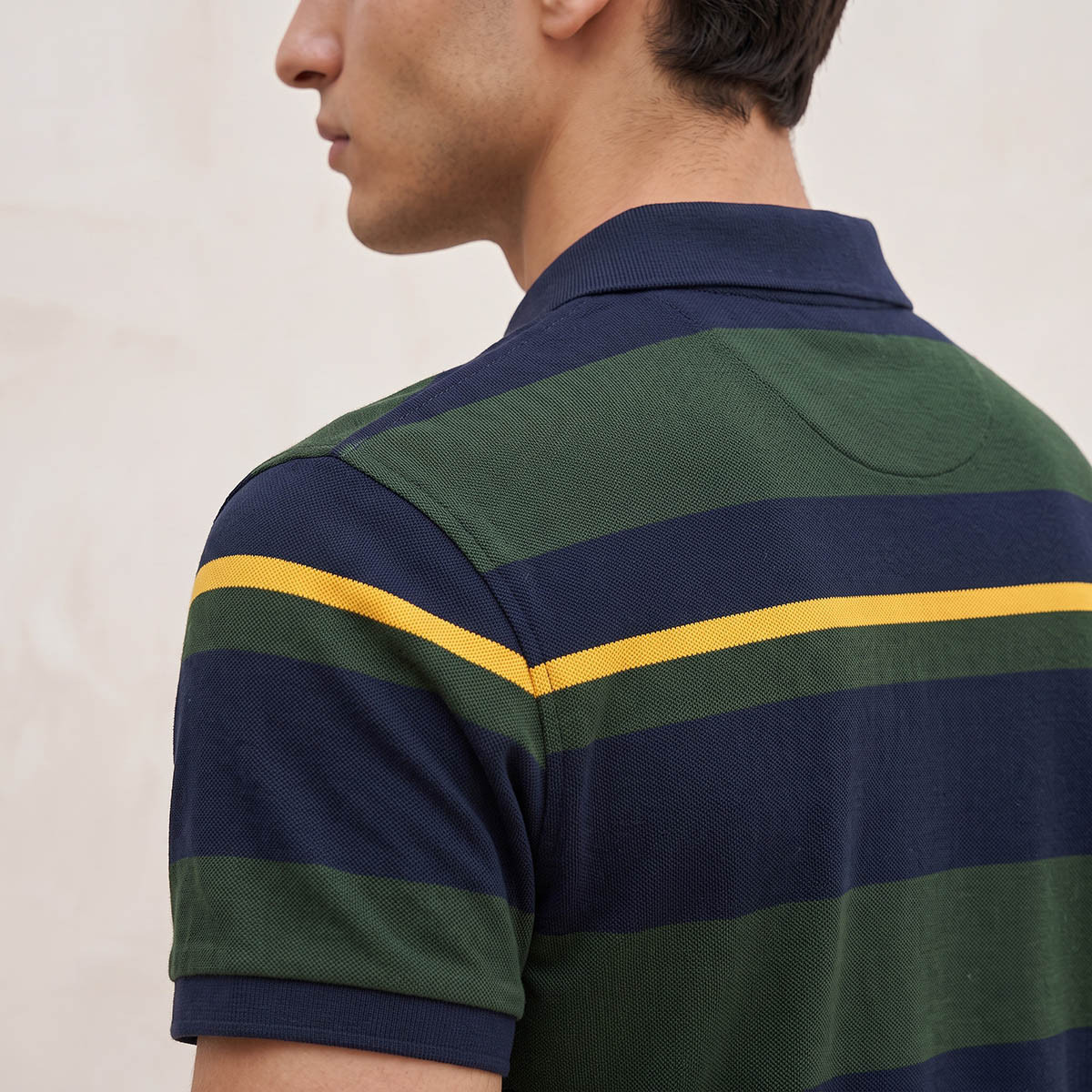 Splash Basic Short Sleeves Striped Pique Polo T-shirt-men-clothing-tshirtsandpolos-polos-image-5