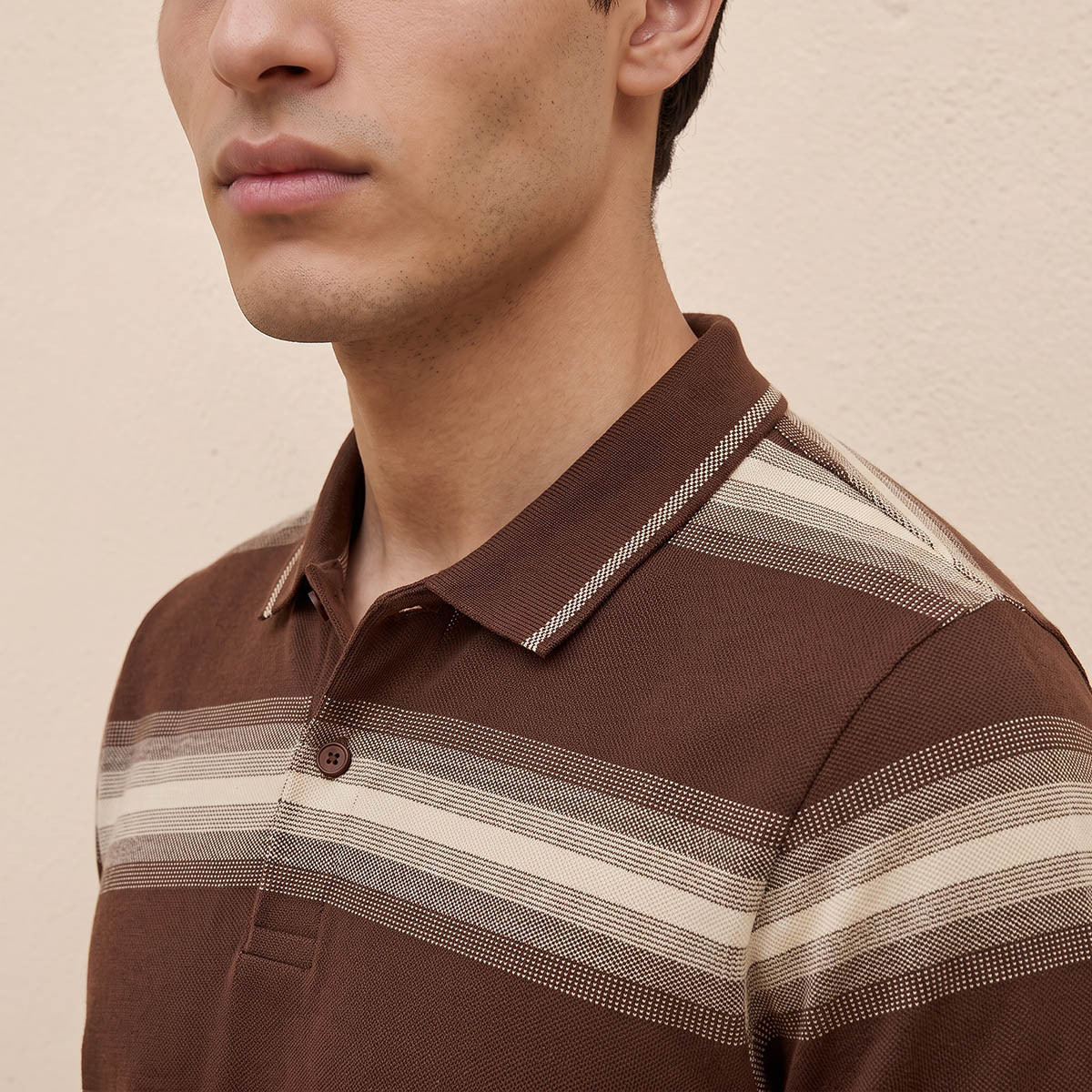 Splash Basic Short Sleeves Textured Polo T-shirt-men-clothing-tshirtsandpolos-polos-image-5