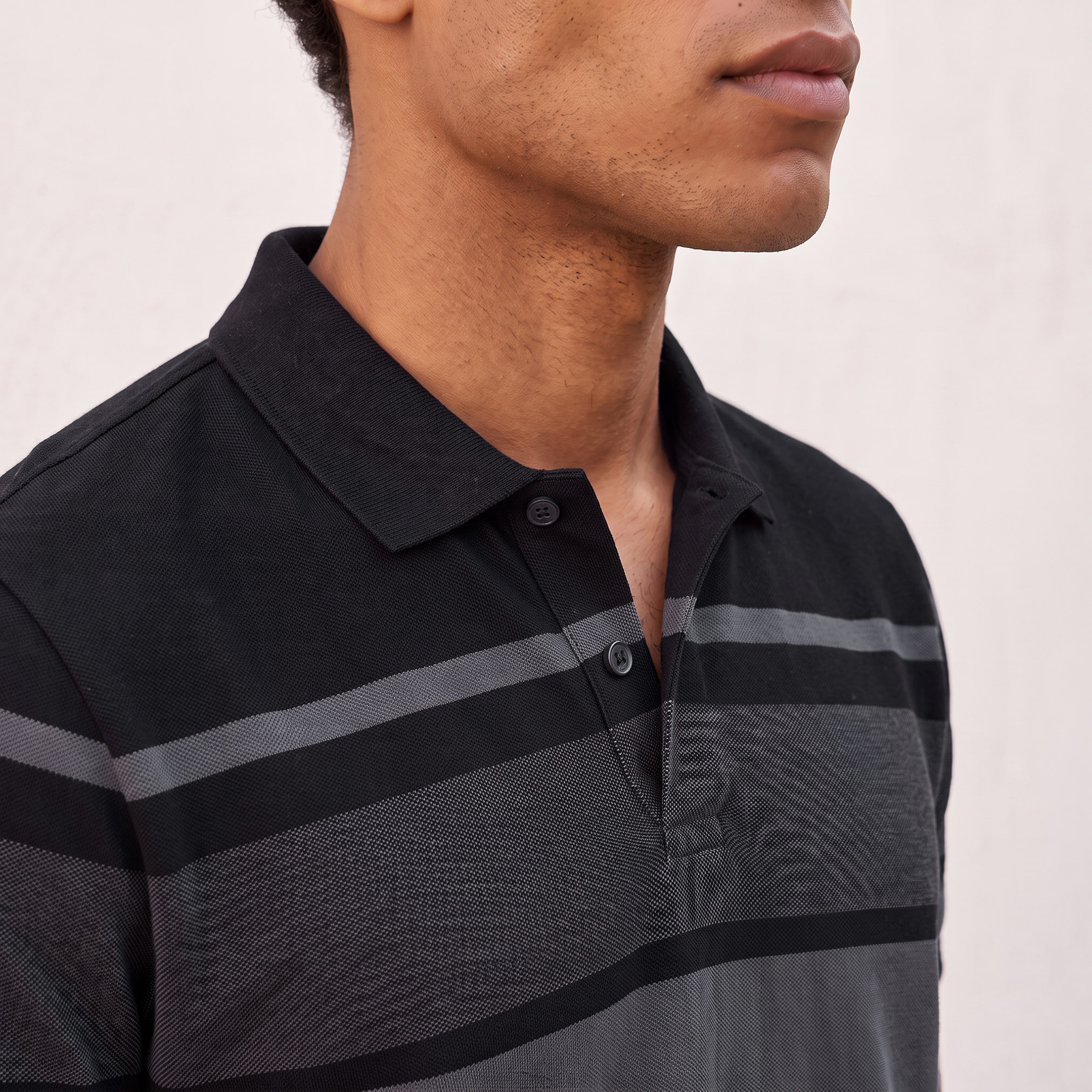 Splash Basics Regular Fit Pique Polo T-shirt with Stripes-men-clothing-tshirtsandpolos-polos-image-5