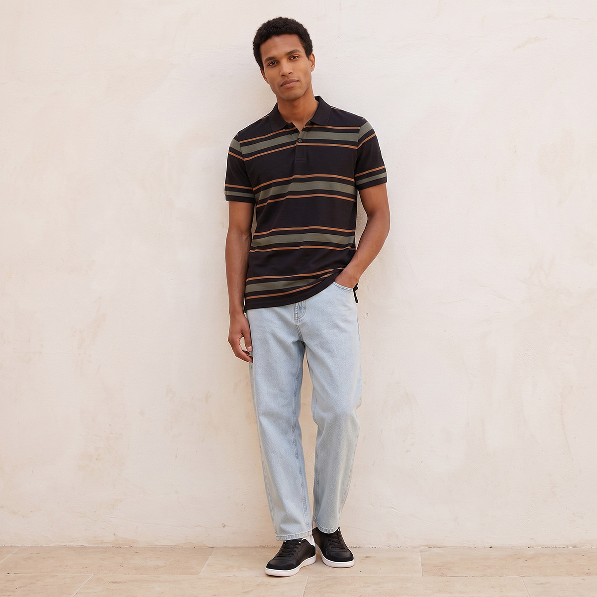 Splash Basics Pique Polo T-shirt with Stripes-men-clothing-tshirtsandpolos-polos-image-5