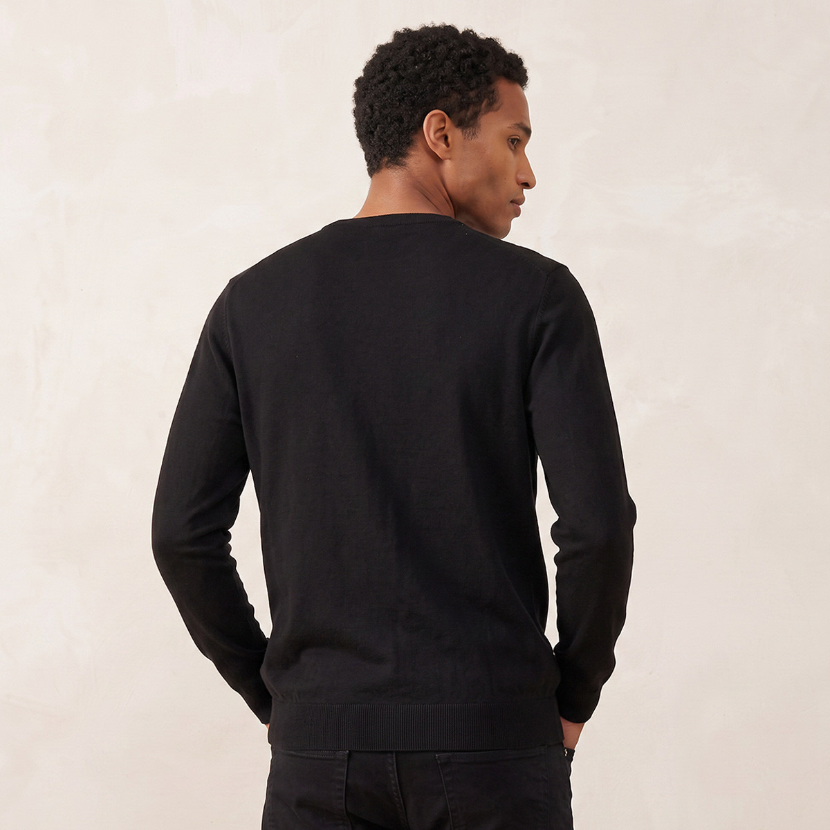 Splash Basic Crew Neck Textured Sweater-men-clothing-sweatersandpullovers-image-3