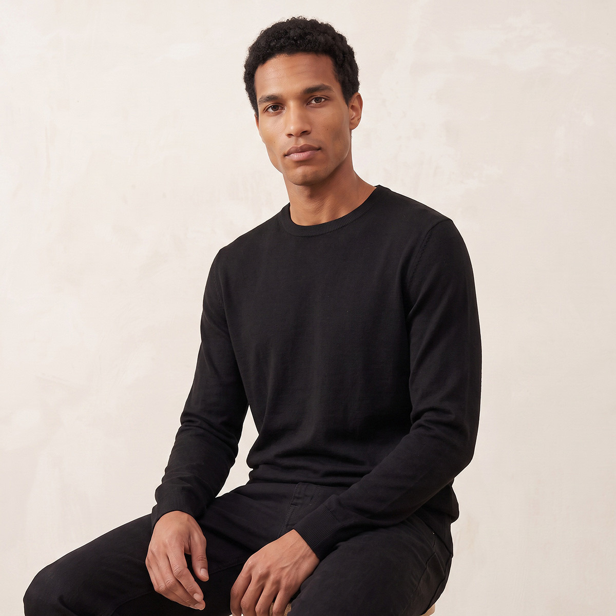 Splash Basic Crew Neck Textured Sweater-men-clothing-sweatersandpullovers-image-5