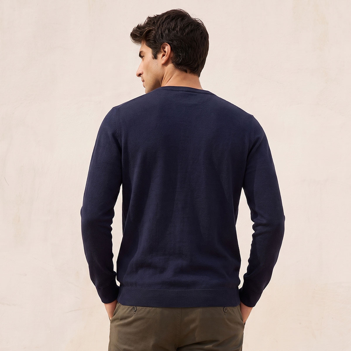 Splash Basic Crew Neck Textured Sweater-men-clothing-sweatersandpullovers-image-3