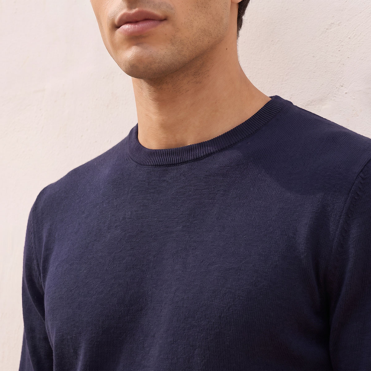 Splash Basic Crew Neck Textured Sweater-men-clothing-sweatersandpullovers-image-4