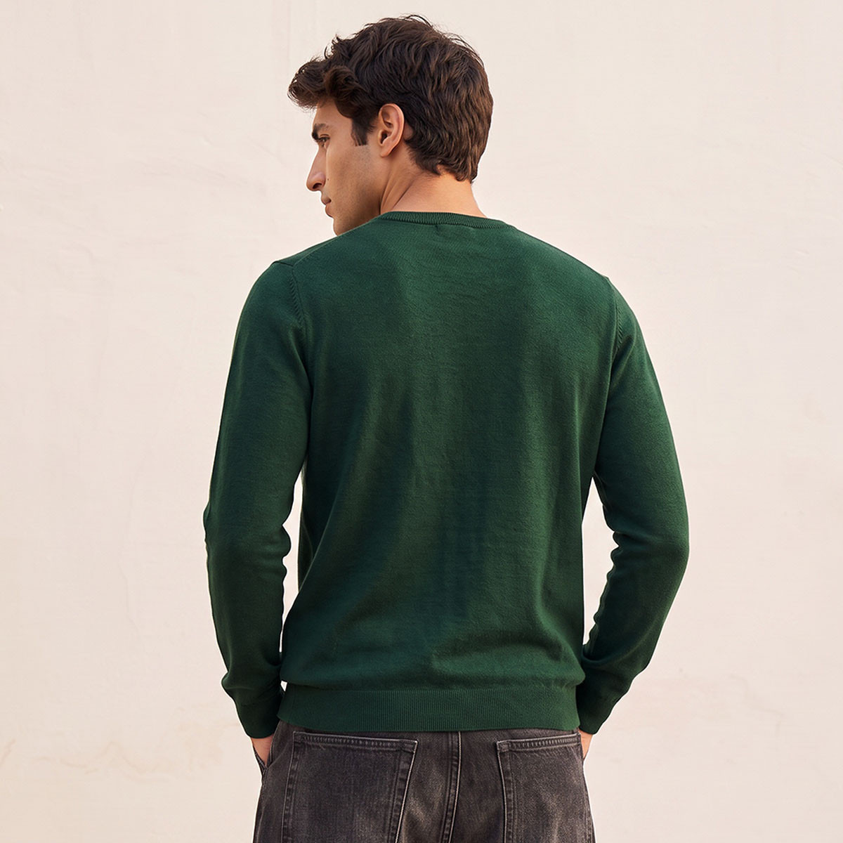 Splash Basic Crew Neck Textured Sweater-men-clothing-sweatersandpullovers-image-3