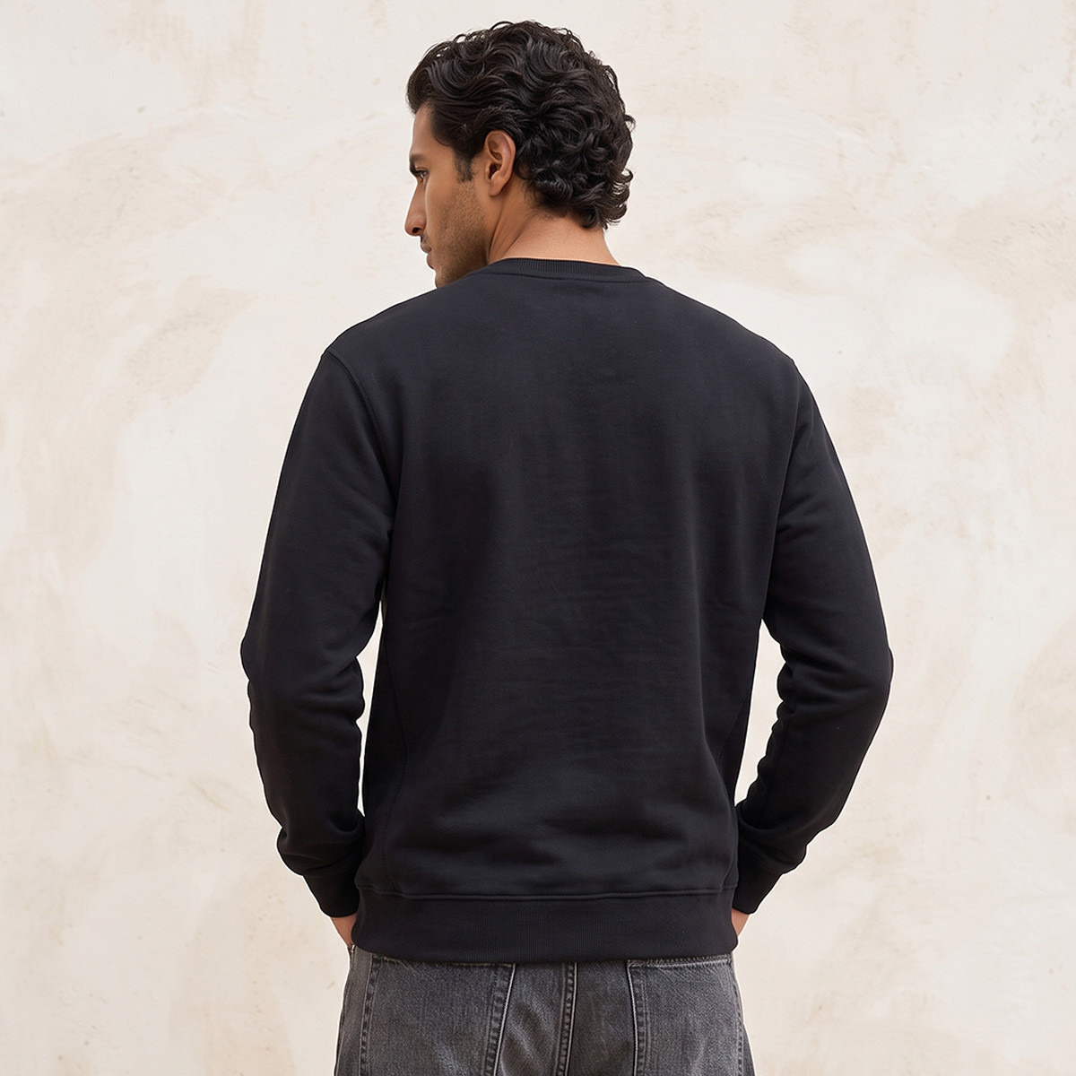 Splash Basic Regular Fit Sweatshirt-men-winterwear-hoodiesandsweatshirts-image-3