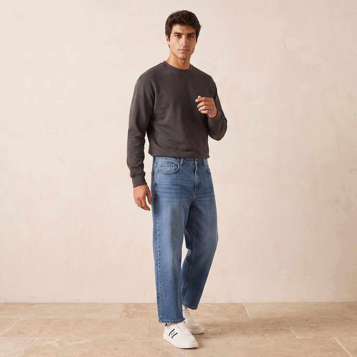 Splash Basic Regular Fit Sweatshirt-men-winterwear-hoodiesandsweatshirts-image-4