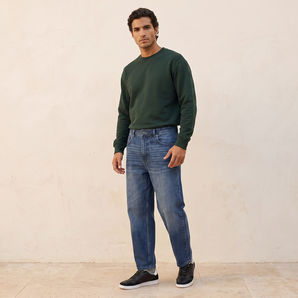 Splash Basic Regular Fit Sweatshirt-men-winterwear-hoodiesandsweatshirts-image-5