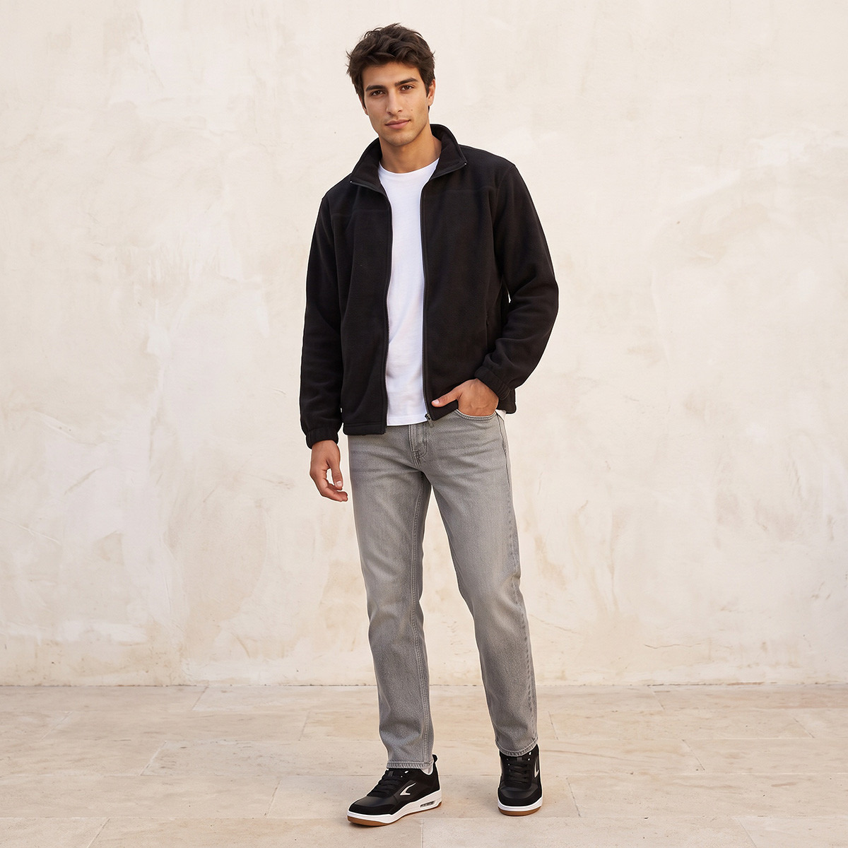Splash Basic Fleece Jacket with Pockets-men-clothing-jacketsandblazers-jackets-image-3