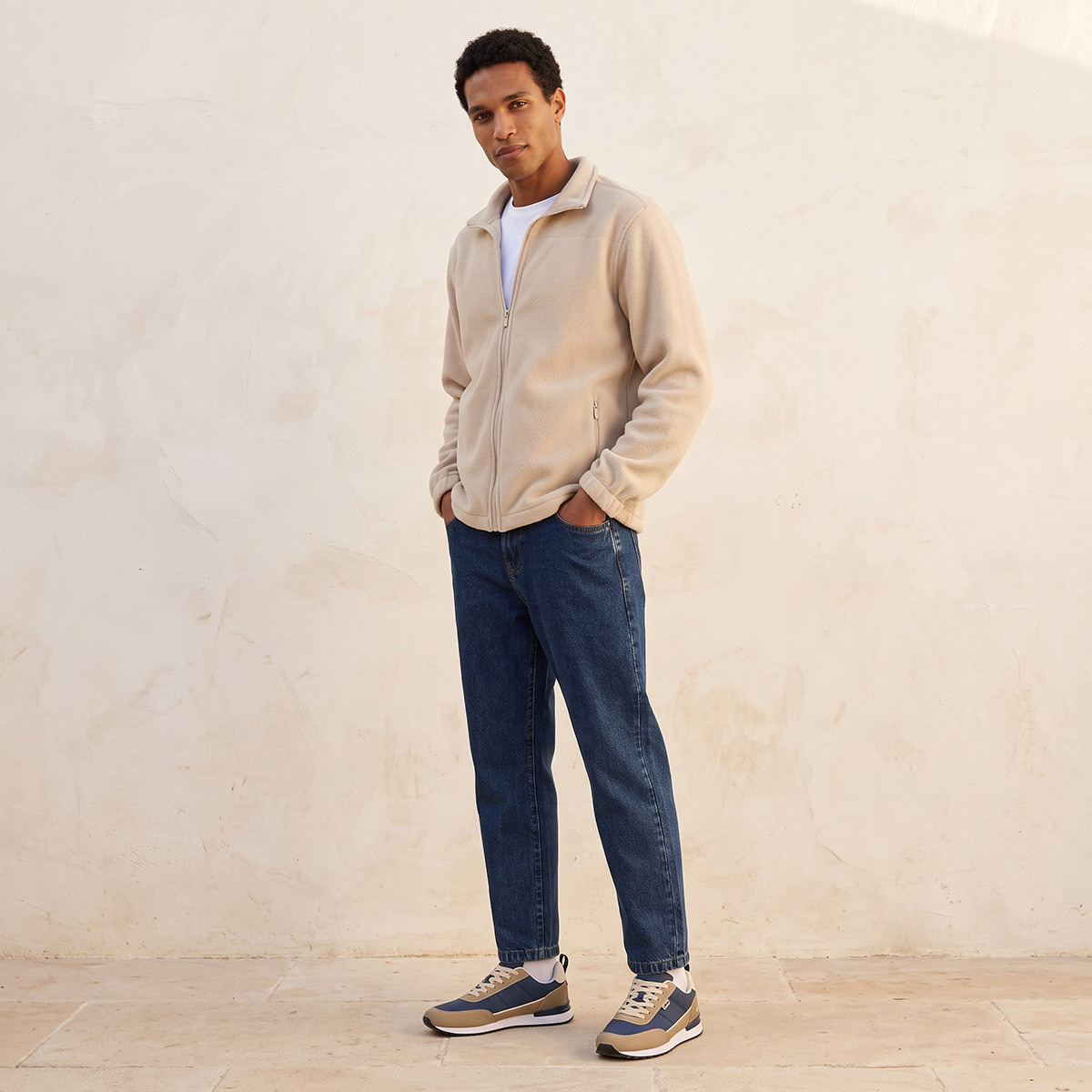 جاكيت فليسي أساسي بجيوب من سبلاش-men-clothing-jacketsandblazers-jackets-image-3