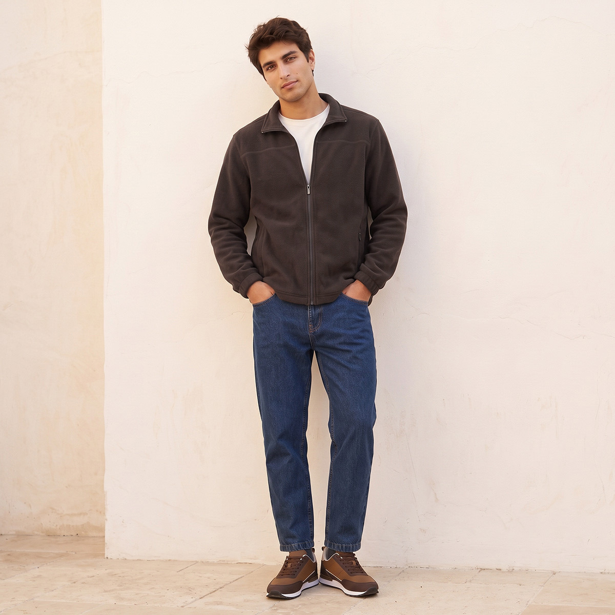Splash Basic Fleece Jacket with Pockets-men-clothing-jacketsandblazers-jackets-image-3
