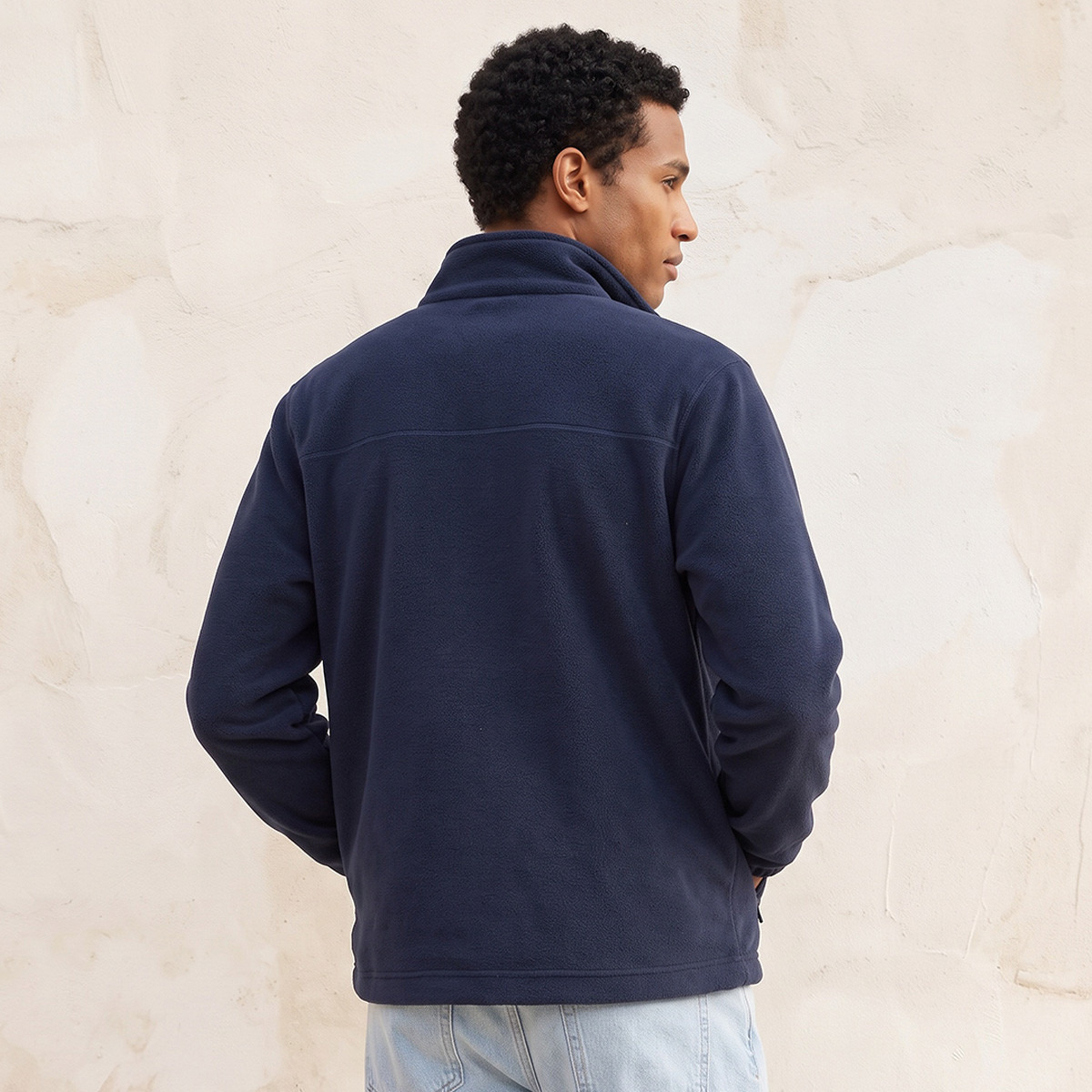جاكيت فليسي أساسي بجيوب من سبلاش-men-clothing-jacketsandblazers-jackets-image-4