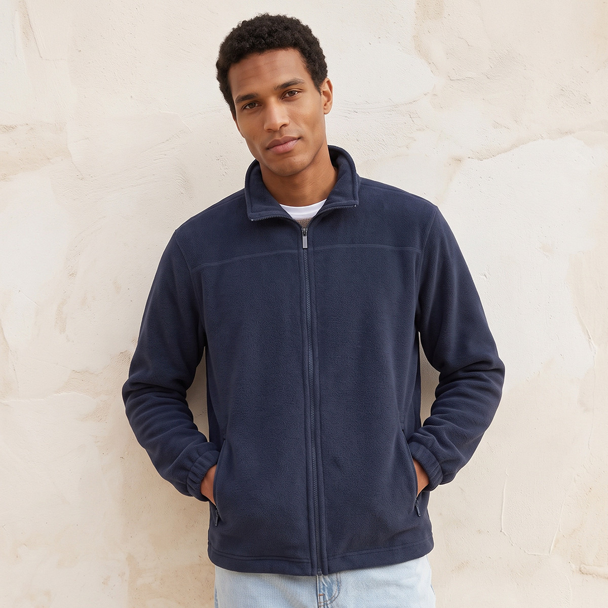 جاكيت فليسي أساسي بجيوب من سبلاش-men-clothing-jacketsandblazers-jackets-image-6