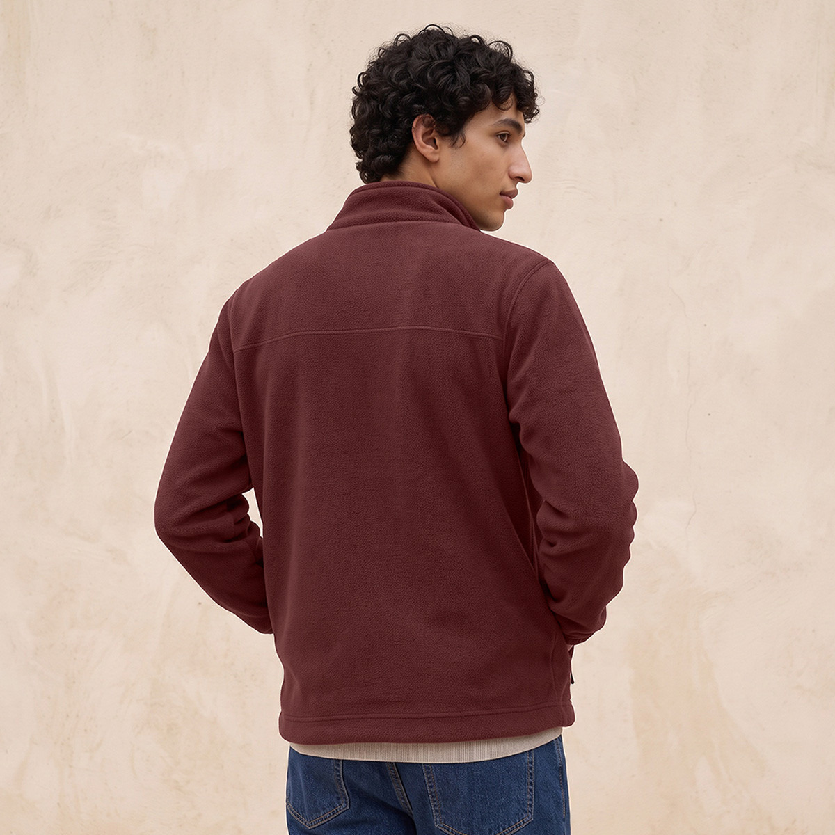 جاكيت فليسي أساسي بجيوب من سبلاش-men-clothing-jacketsandblazers-jackets-image-4