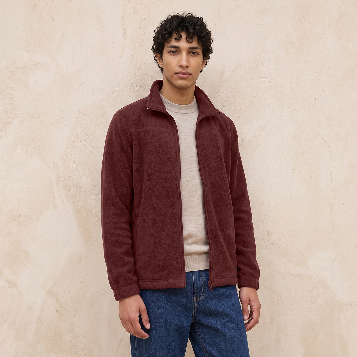 جاكيت فليسي أساسي بجيوب من سبلاش-men-clothing-jacketsandblazers-jackets-image-6