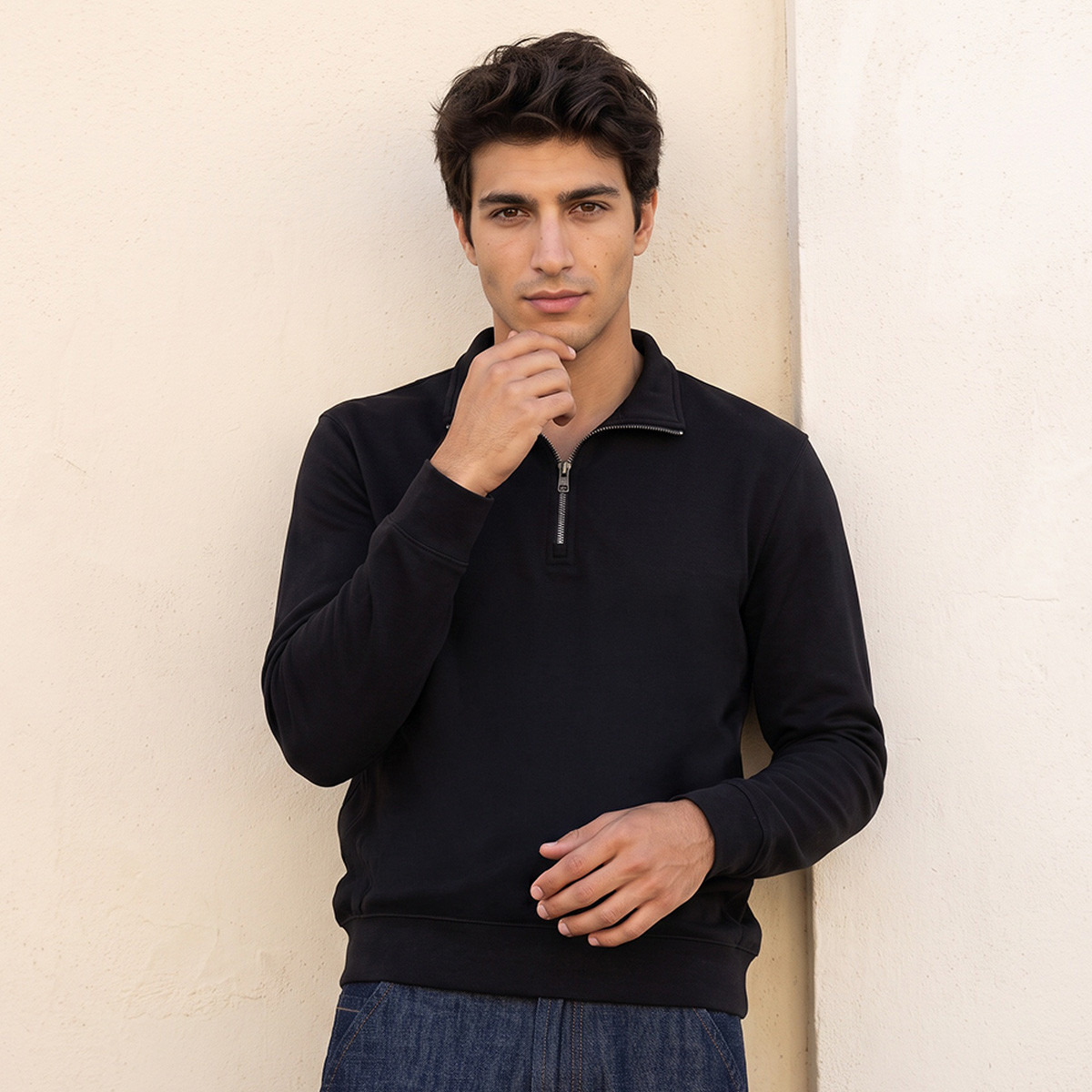 Splash Basic Sweatshirt-men-winterwear-hoodiesandsweatshirts-image-1