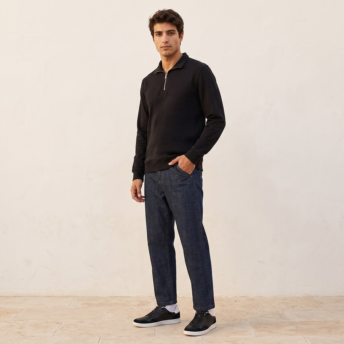 Splash Basic Sweatshirt-men-winterwear-hoodiesandsweatshirts-image-2