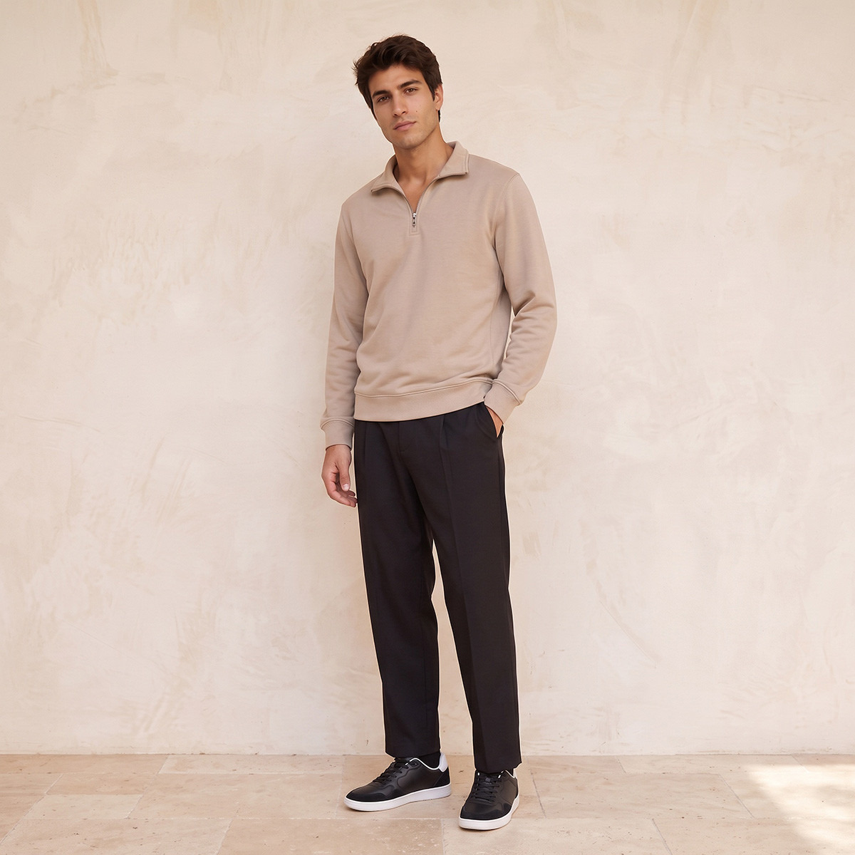 Splash Basic Sweatshirt-men-winterwear-hoodiesandsweatshirts-image-2