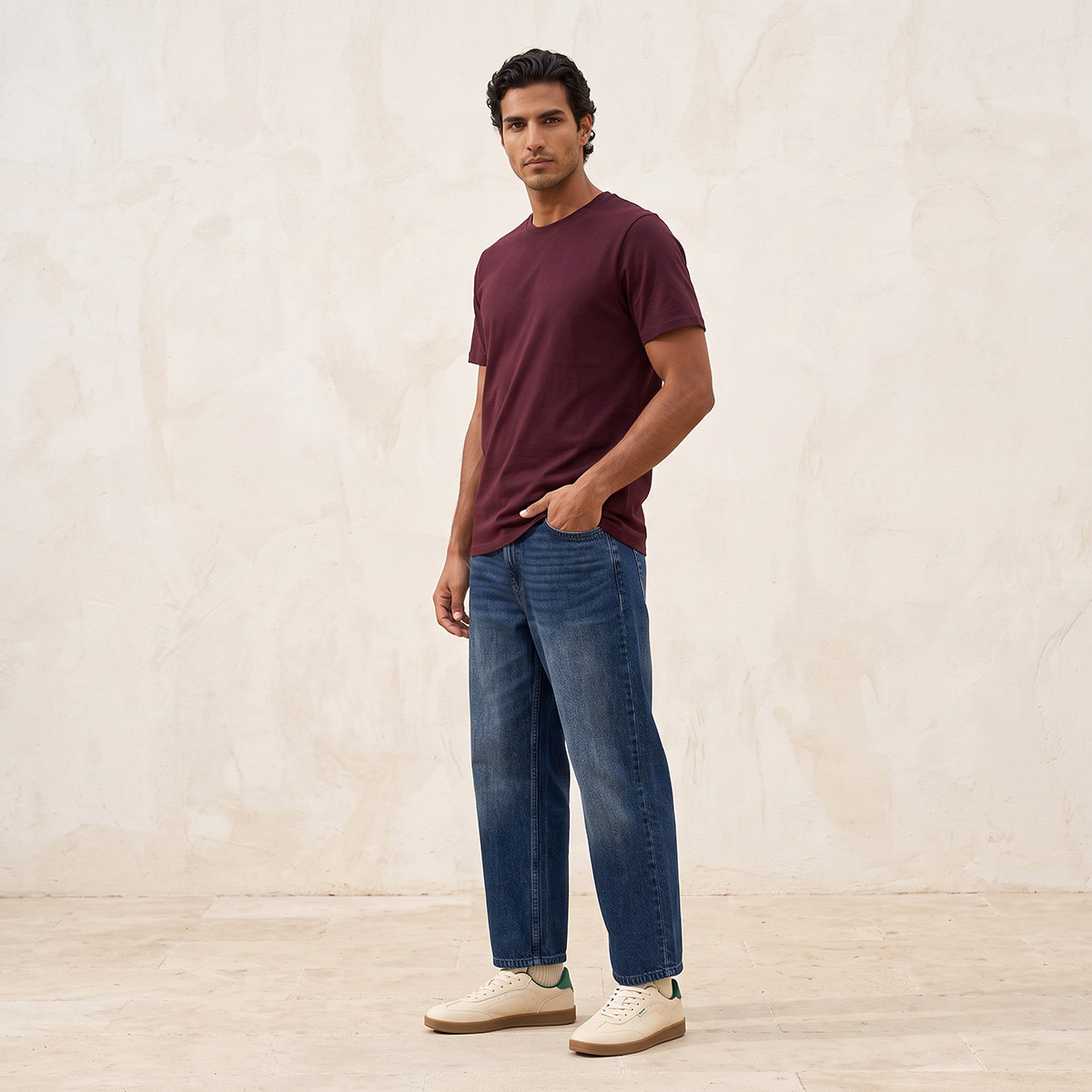 Splash Basic Cotton Crew Neck T-shirt-men-clothing-tshirtsandpolos-tshirts-image-2