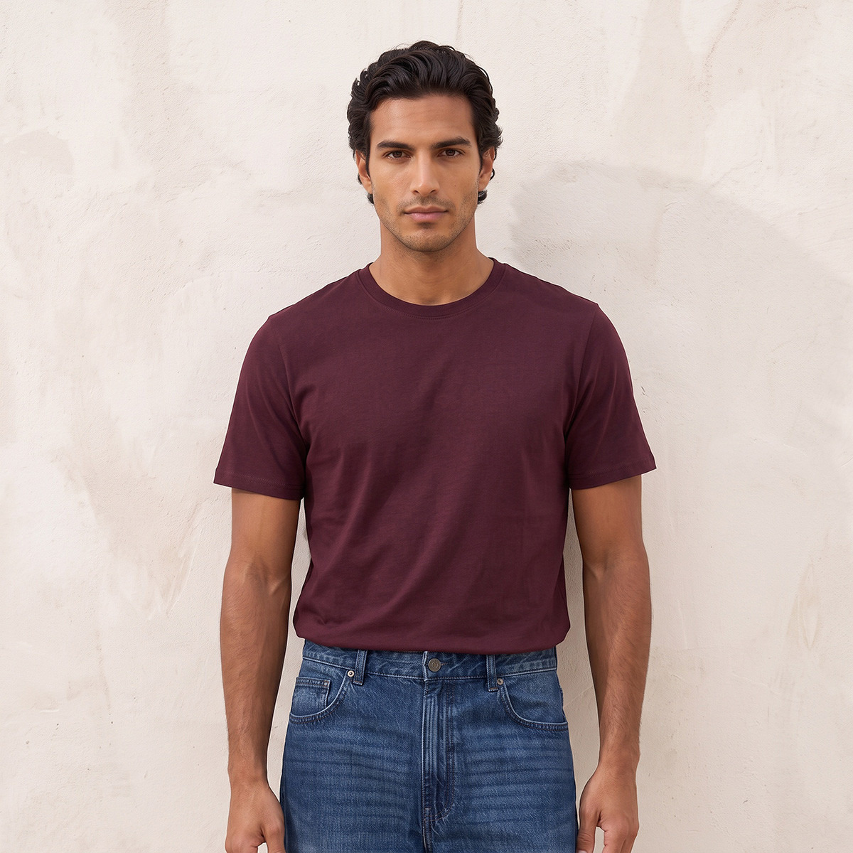 Splash Basic Cotton Crew Neck T-shirt-men-clothing-tshirtsandpolos-tshirts-image-5