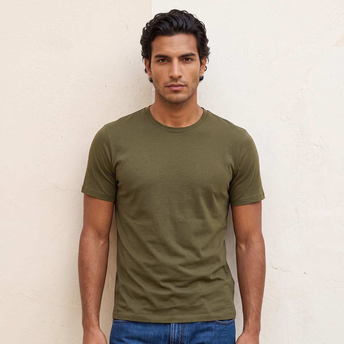 Splash Basic Cotton Crew Neck T-shirt-men-clothing-tshirtsandpolos-tshirts-image-1