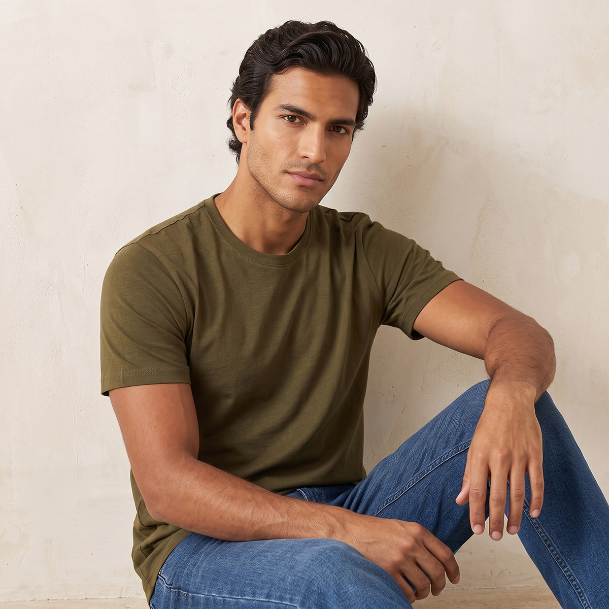 Splash Basic Cotton Crew Neck T-shirt-men-clothing-tshirtsandpolos-tshirts-image-5