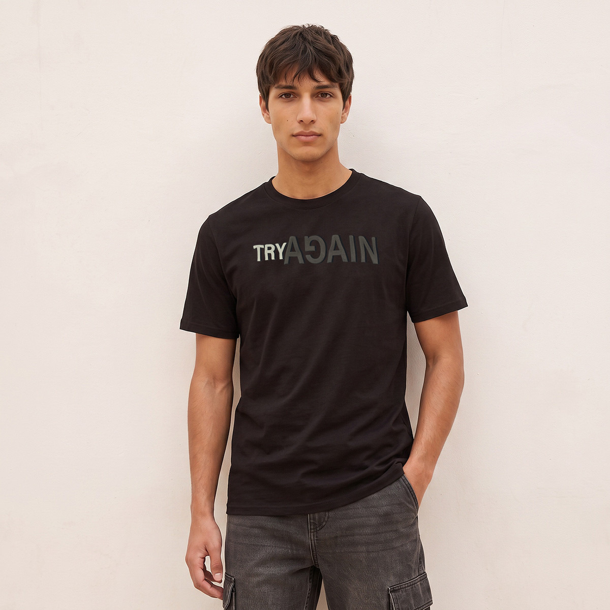 Splash Basic Slim Fit Cotton Crew Neck T-shirt-men-clothing-tshirtsandpolos-tshirts-image-1