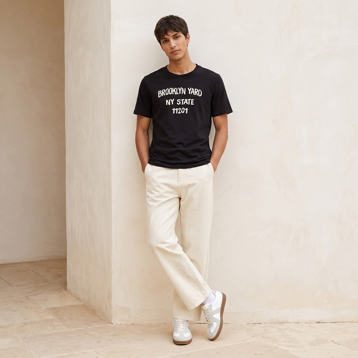 Splash Basic Slim Fit Cotton Crew Neck T-shirt-men-clothing-tshirtsandpolos-tshirts-image-2