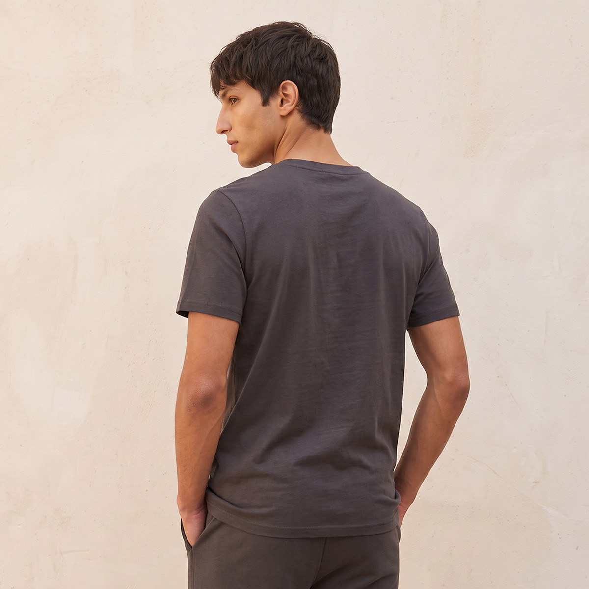 تيشيرت قطن بقصة سليم وياقة ضيقة-PROMO_SP_KSA_3_BUY2FORSAR49_130625-image-3